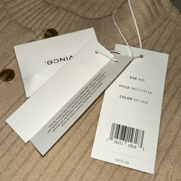 Vince Ribbed Button-Front Cardigan - Picture 7 of 11